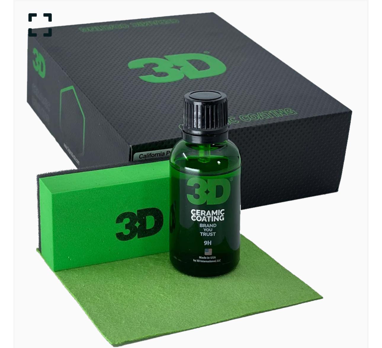 3D Ceramic Coating Kit - 30ml. - (Limited Stock)