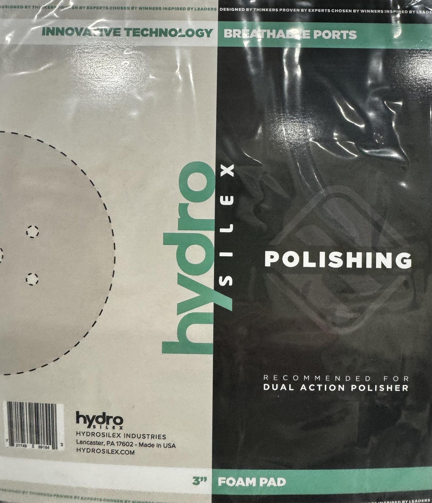 Hydrosilex White Foam Polishing Pad