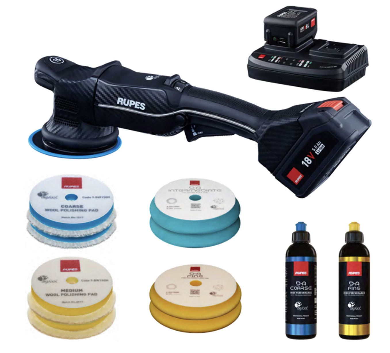 Rupes HLR15/CB2/BAS 5" kit