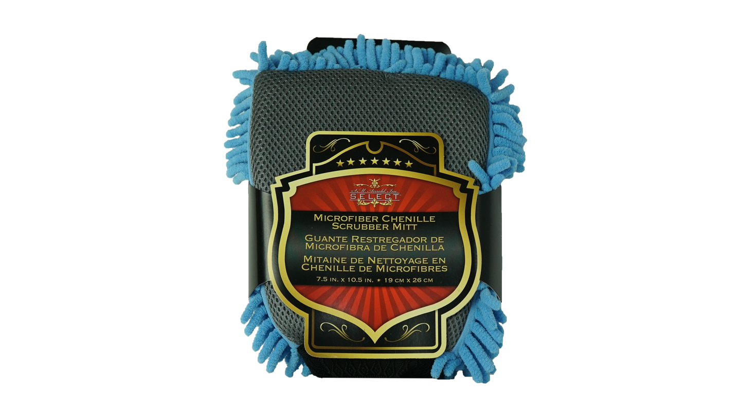 SM Arnold Microfiber Chenille Scrubber Mitt