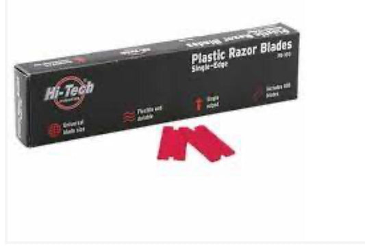 Plastic Razor Blades 100 count- bag