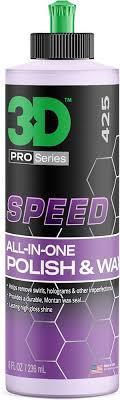 3D SPEED ALL-IN-ONE POLISH & WASH 16 FL OZ