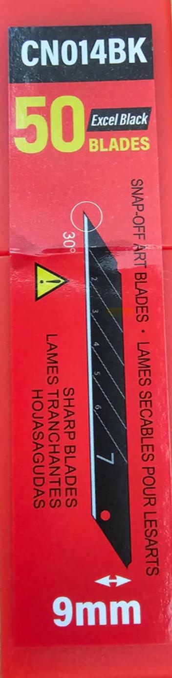 Carbon 30 degree blades 50pack red CN014BK