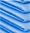 Diamond Pattern Glass Towels 10 pack - Blue